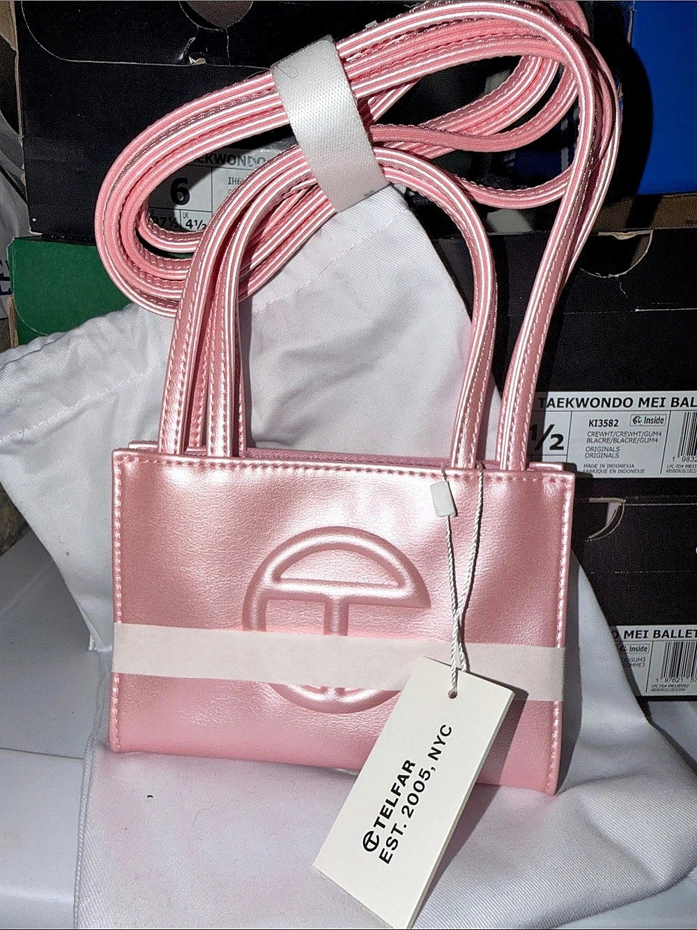 Telfar Small Shopping Bag Pink Tote NWT